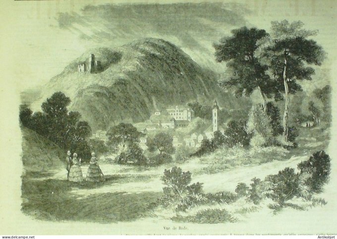 Le Monde illustré 1857 n° 15 Etats-Unis Ohio Mississipi Allemagne Bade Russie types