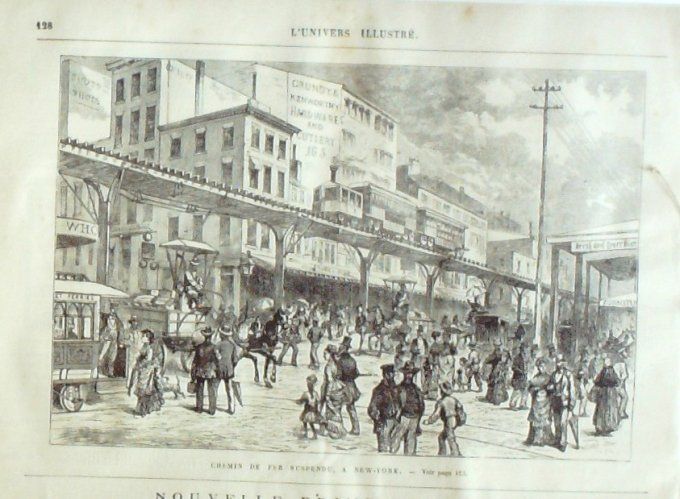 L'Univers illustré 1877 #1144 Inde Bombay New-York Expo Universelle  