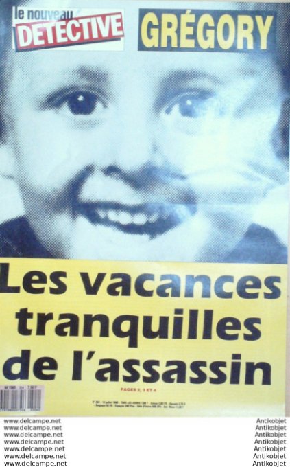 Détective 1988 # 304 Dijon Calais Chateauroux Oxford Iran Bandar Abbas
