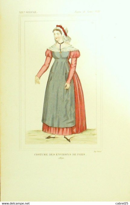 Portrait Femme 1820 sous LOUIS XVII