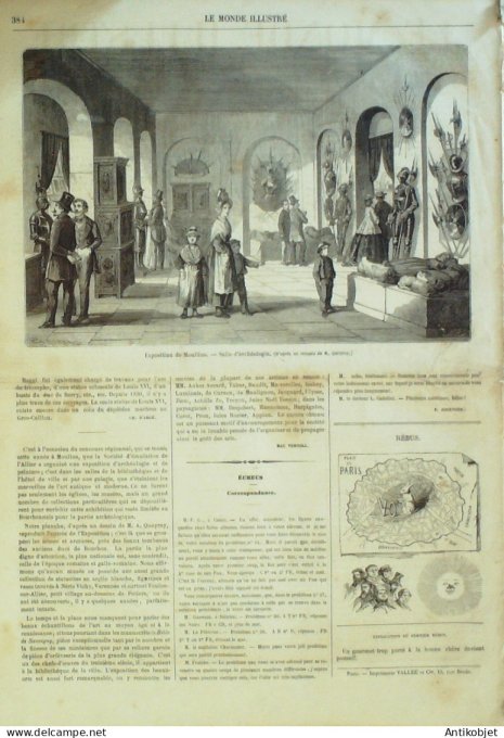 Le Monde illustré 1862 n°270 Mexique Benito Juarez Orizaba Niger Touaregs Terre Neuve Ile Triton Us 