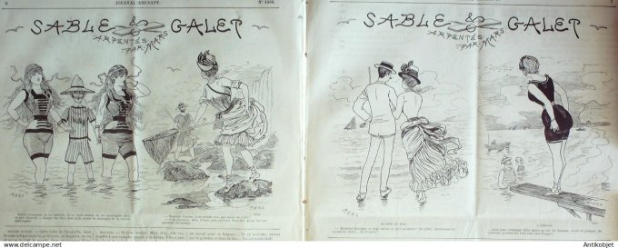 Le Journal Amusant 1884 # 1458 Les commandements du matelot par Paul Leonnec