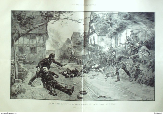 Le Monde illustré 1891 n°1801 Rome Meaux (77) Egypte Boulacq Martinique cyclone VietNam Hanoi