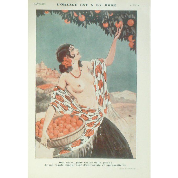 GIFFEY-L'ORANGE et la MODE-1929