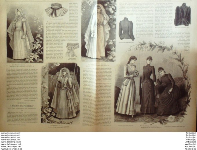 Journal + Patron Mode illustrée  1890 # 07 (with Pattern)