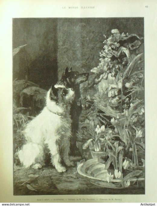 Le Monde illustré 1897 n°2105 Asnières (92) Annecy (74) Soudan Tombouctou Hoggars Sénégal Téviyne