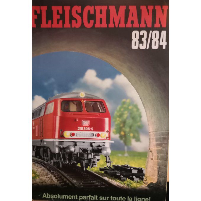 Catalogue FLEISCHMANN chemins de fer Ho LOCOMOTIVES 1983-84