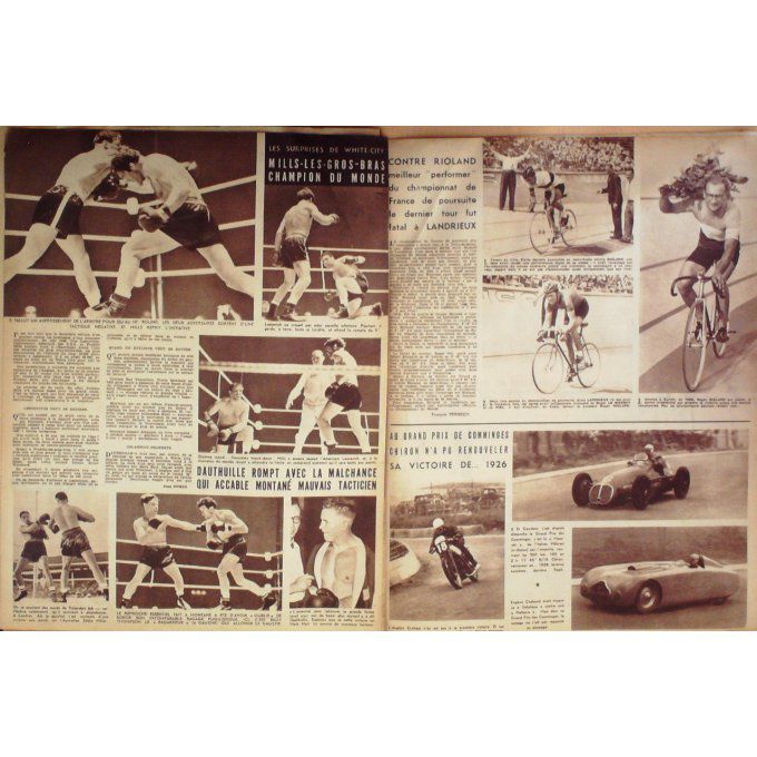 Miroir Sprint 1948 n° 115 2/8 ZATOPIK STEELE COCHRAN WINTER COCHRAN OSTERMEYER DAUT