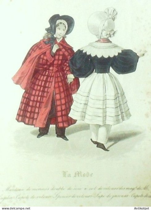 Gravure La mode 1832 # 270 (aquarelle old Fashion plate)