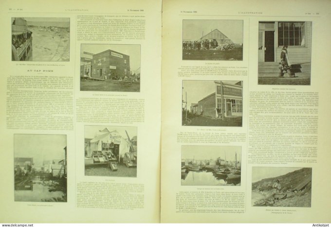 L'illustration 1900 n°3013 Marseille (13) Kruger alaska cp Nome Chine Peï-Tang Madagascar Tananarive