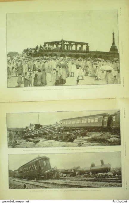 L'illustration 1900 n°3013 Marseille (13) Kruger alaska cp Nome Chine Peï-Tang Madagascar Tananarive