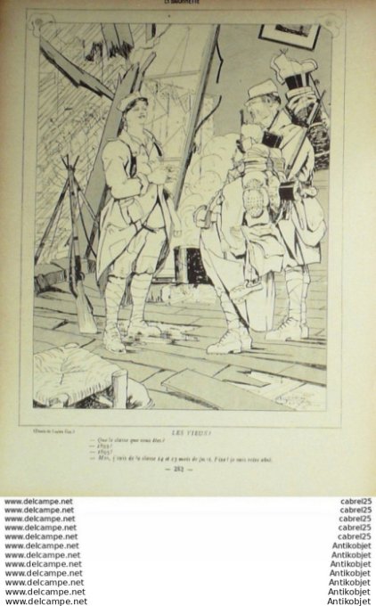 La Baionnette 1916 # 044 (Les Bleuets) Cappiello Gastyne Allier Barcet