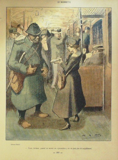 La Baïonnette 1917 n°116 (Panam) IBELS HARLEY BENDA BOFA MORISS ORDNER HEZRVIEU BY