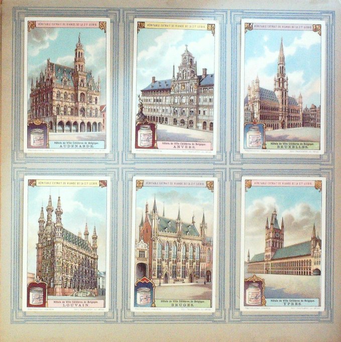 Hotels De Ville Célèbres De Belgique 1925