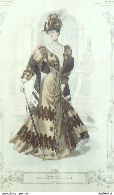 La Mode illustrée journal 1905 n° 49 Costume tailleur