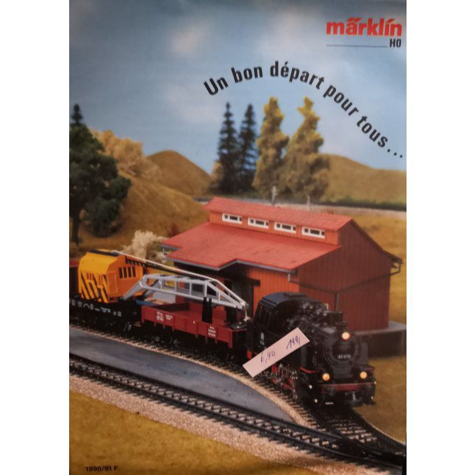 Catalogue MARKLIN chemins de fer MINIATURE HO 1990/91