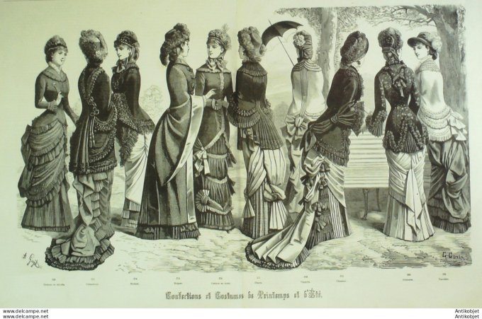 Journal des demoiselles (costumes été)