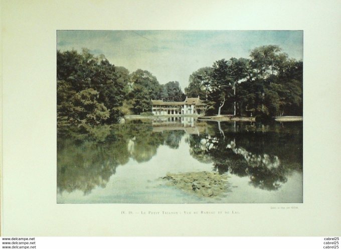 France (78) VERSAILLES Château TRIANON HAMEAU et LAC