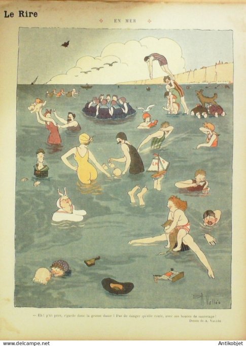 Le Rire 1913-09- 6 # 553 Journal humoristique Ed.Originale Fille du Squelette