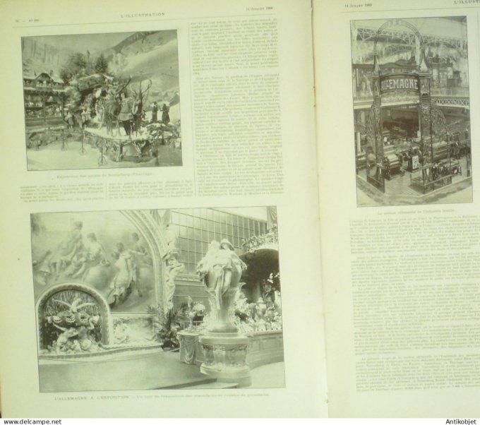 L'illustration 1900 n°2994 New-Yorh Paquebot Bremen en feu Chine Prince Tching Bordeaux (33)