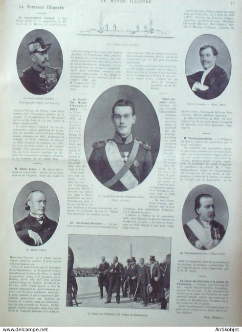 Le Monde illustré 1899 n°2208 Courbevoie (92) Philippines Caloocan Malabar Malobos Italie Côme
