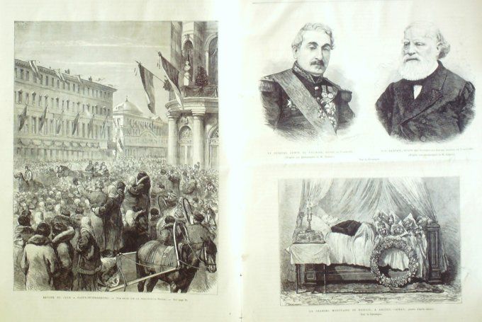 L'Univers illustré 1878 #1191 Bulgarie Sofia Kamarli Slatitza Suisse Valais Graham Bell Arcueil Cach