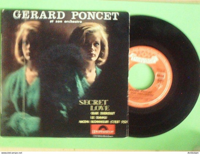 Poncet Gérard 45T EP Secret love 1963