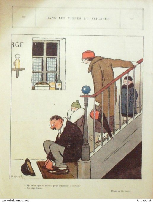 Le Rire Rouge 1918 n°174 Faivre Lissac Métivet Nob Zislin Gerbault Genty Hautot