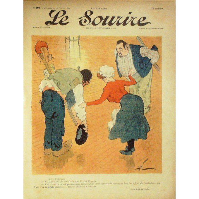 Le Sourire 1902 n°119 MIRANDE HUARD CADEL BAC HAYE LEMPEREUR