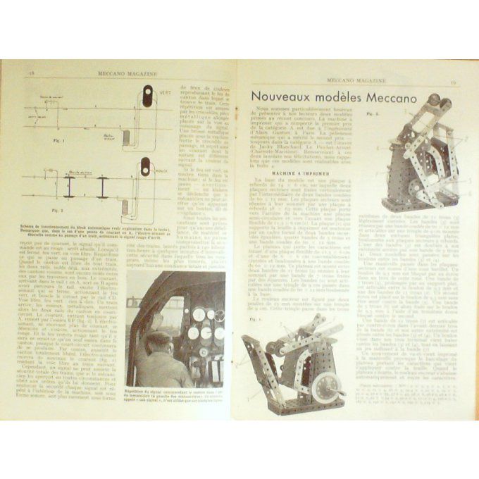 Meccano Magazine Yatching Meccano Jodel Hornby Citroen 2 Cv 1954