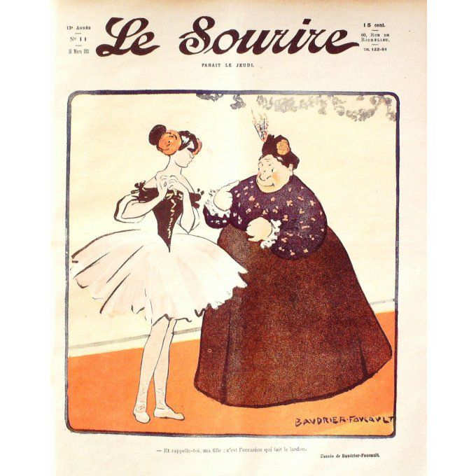 Le Sourire 1911 n°011 BAUDRIER FOUCAULT BURRET VALERIO HEMARD QUINT TESTEVUIDE