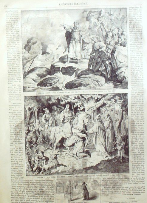 L'Univers illustré 1858 n°  11 Russie Odessa Paysans Inde Cipayes du Bengale