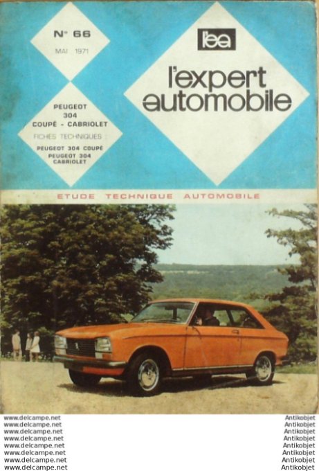 R.T Automobile Peugeot 304 Cabriolet L'expert  # 66