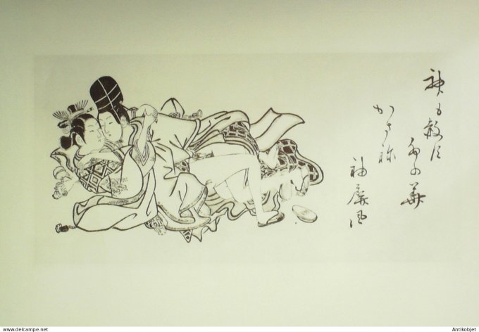 Estampe Japonaise scène érotique (Hisbikawa Toyonobu)