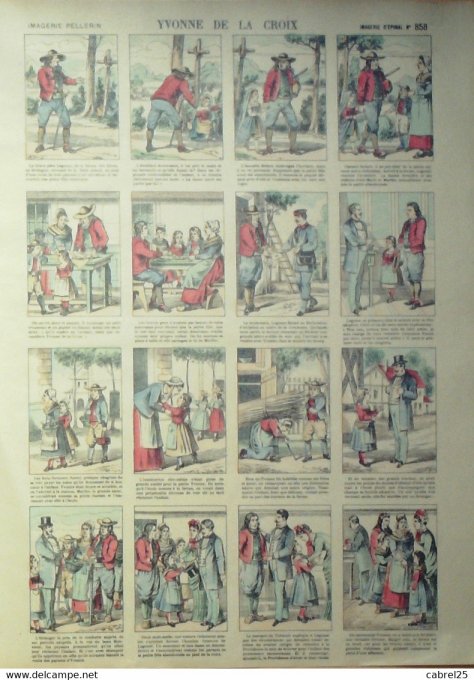 Yvonne  de La Croix (Pellerin d'epinal)