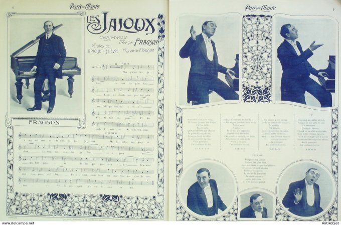 Paris qui chante 1904 #53 Fragson Alfred Margis