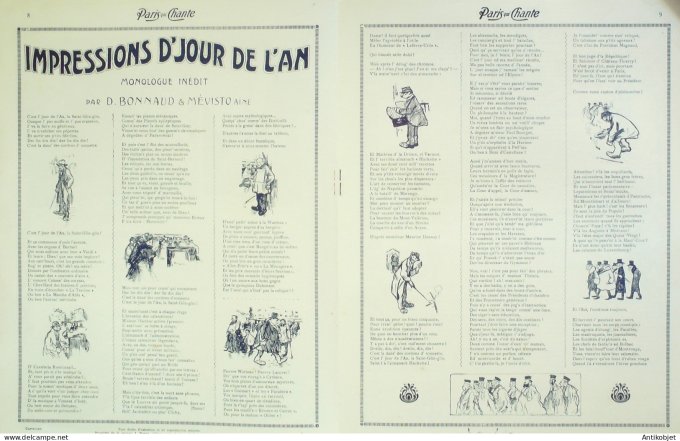 Paris qui chante 1904 #53 Fragson Alfred Margis