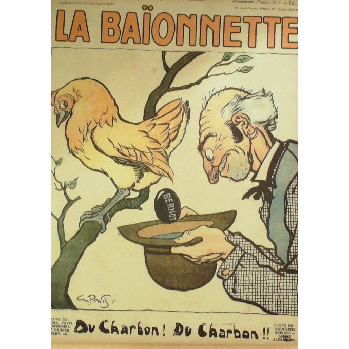 La Baïonnette 1917 n°120 (Au charbon) HARLEY HASS GILES GASTYNE ORDNER MANFREDINI
