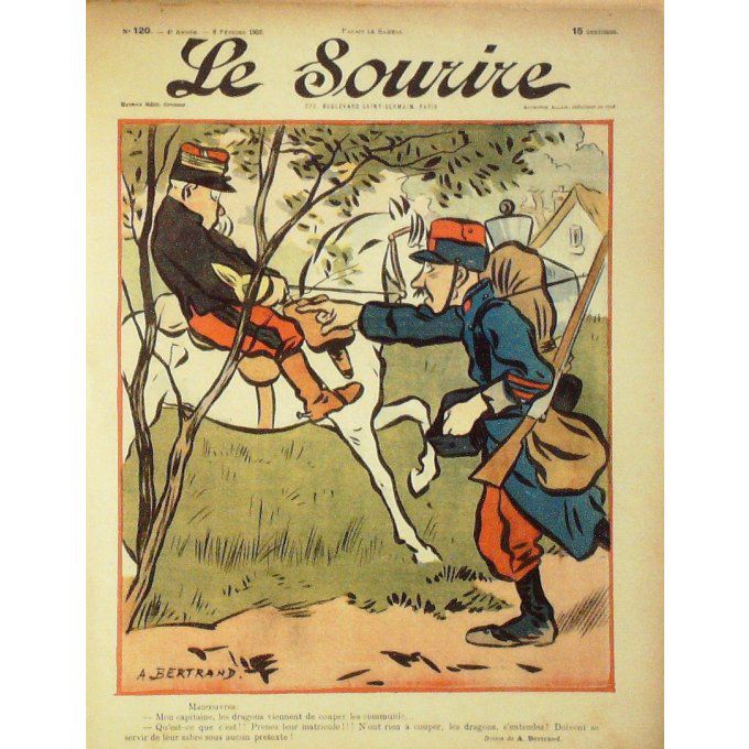 Le Sourire 1902 n°120 BERTRAND HUARD LOURDEY FLORES