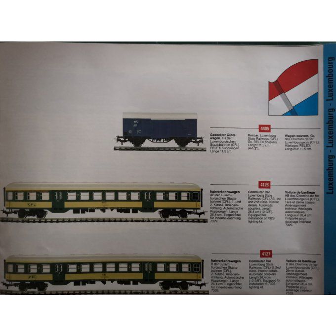 Catalogue MARKLIN chemins de fer MINIATURE HO 1991/92