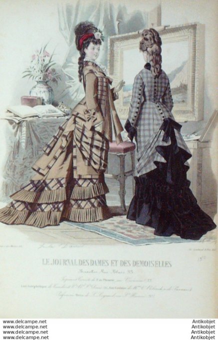 Journal des Dames Demoiselles 1874 # 1280 (Maison Plument)