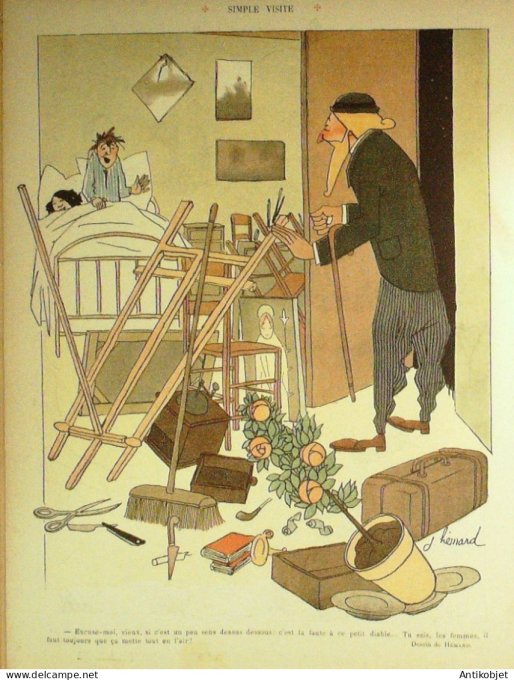 Le Rire 1909-05- 8 # 327 Journal humoristique Ed.Originale Animaux feroces