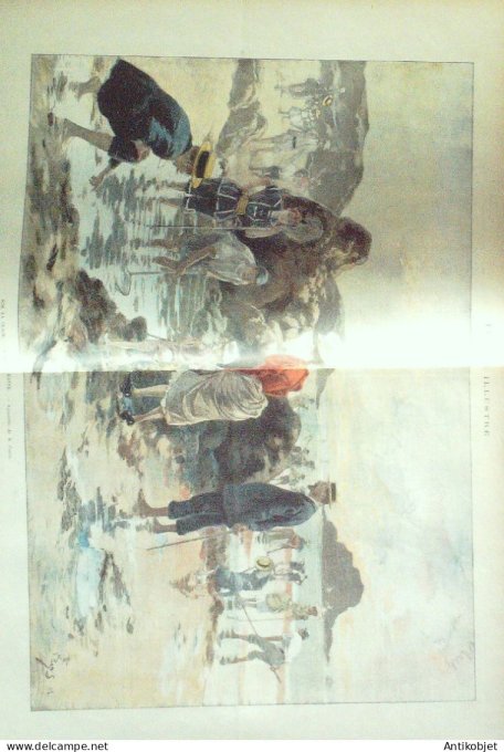 Le Monde illustré 1893 n°1901 Aigues-Mortes (30) Naples Turkestan Tachkend Batschas