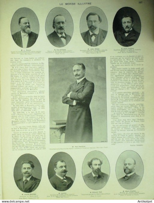 Le Monde illustré 1901 n°2325 Afghanistan Emir Abdour-Rahman New-York Shamrock II Sablettes (83)