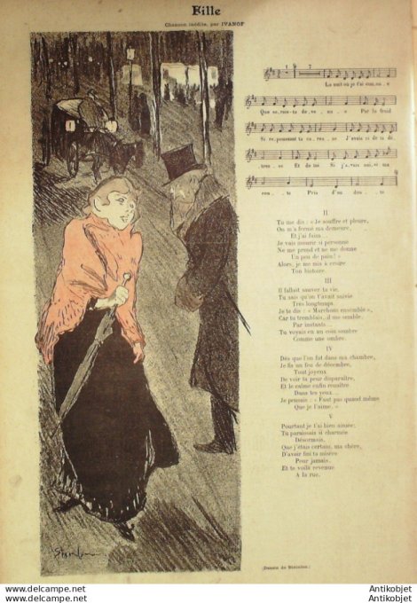 Gil Blas 1894 n°06 René MAIZEROY IVANOF Louis CHALON Paul VERLAINE Emile ZOLA