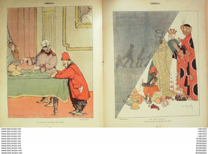 La Baionnette 1916 # 027 (Les Rois) Bofa Weil  Guillaume Kern Touraine