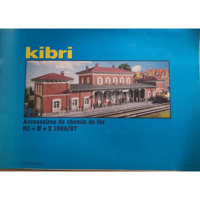 Catalogue KIBRI chemins de fer MINIATURE HO 1989