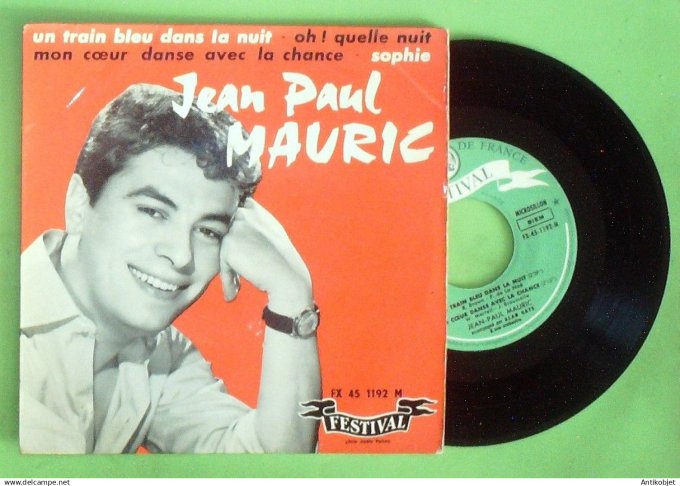 Mauric Jean-Paul 45T EP Un train bleu dans la nuit 1959