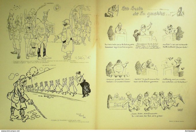 Le Rire Rouge 1916-09- 2 #  94 Journal humoristique Ed.Originale G.v.c