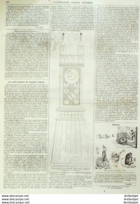 L'Illustration 1850 n°372 DUNKERQUE (59) Afrique Sud John CHERCHELL LAMARTINE